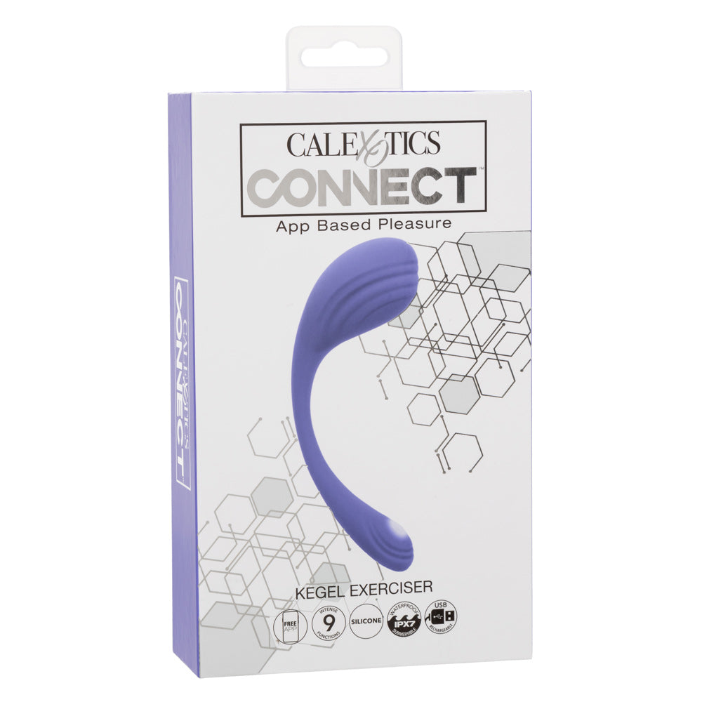 CalExotics Connect Kegel Exerciser - Multi-Function Waterproof Device - Periwinkle
