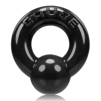 Oxballs Gauge Cockring - Black - Stretchy Design for Comfort