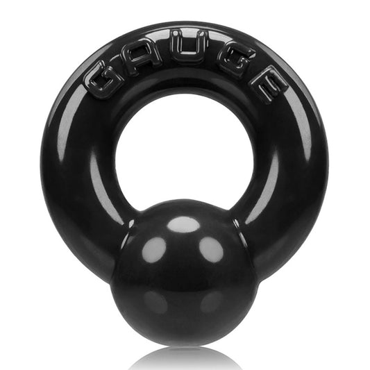Oxballs Gauge Cockring - Black - Stretchy Design for Comfort