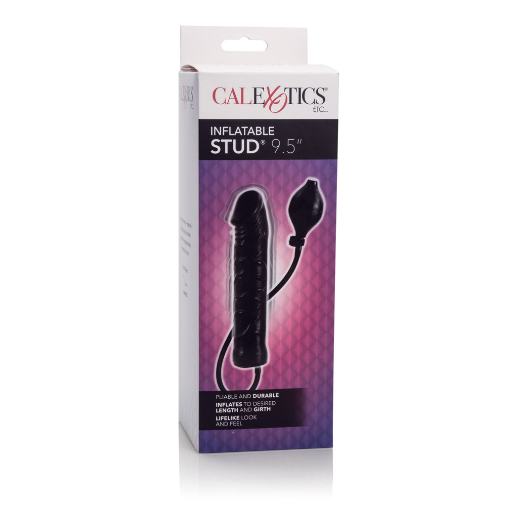 CalExotics Inflatable Stud 9.5 Inch Inflatable Dong - Black