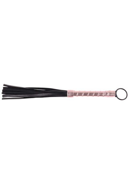 Sportsheets Brat Kit - Restraints, Flogger, and Accessories - Black/Rose Gold