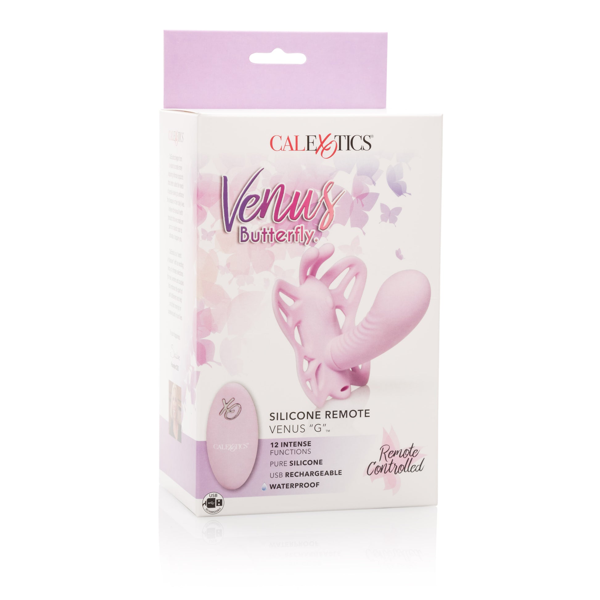 CalExotics Venus Butterfly Silicone Remote G-Spot Massager – Pink