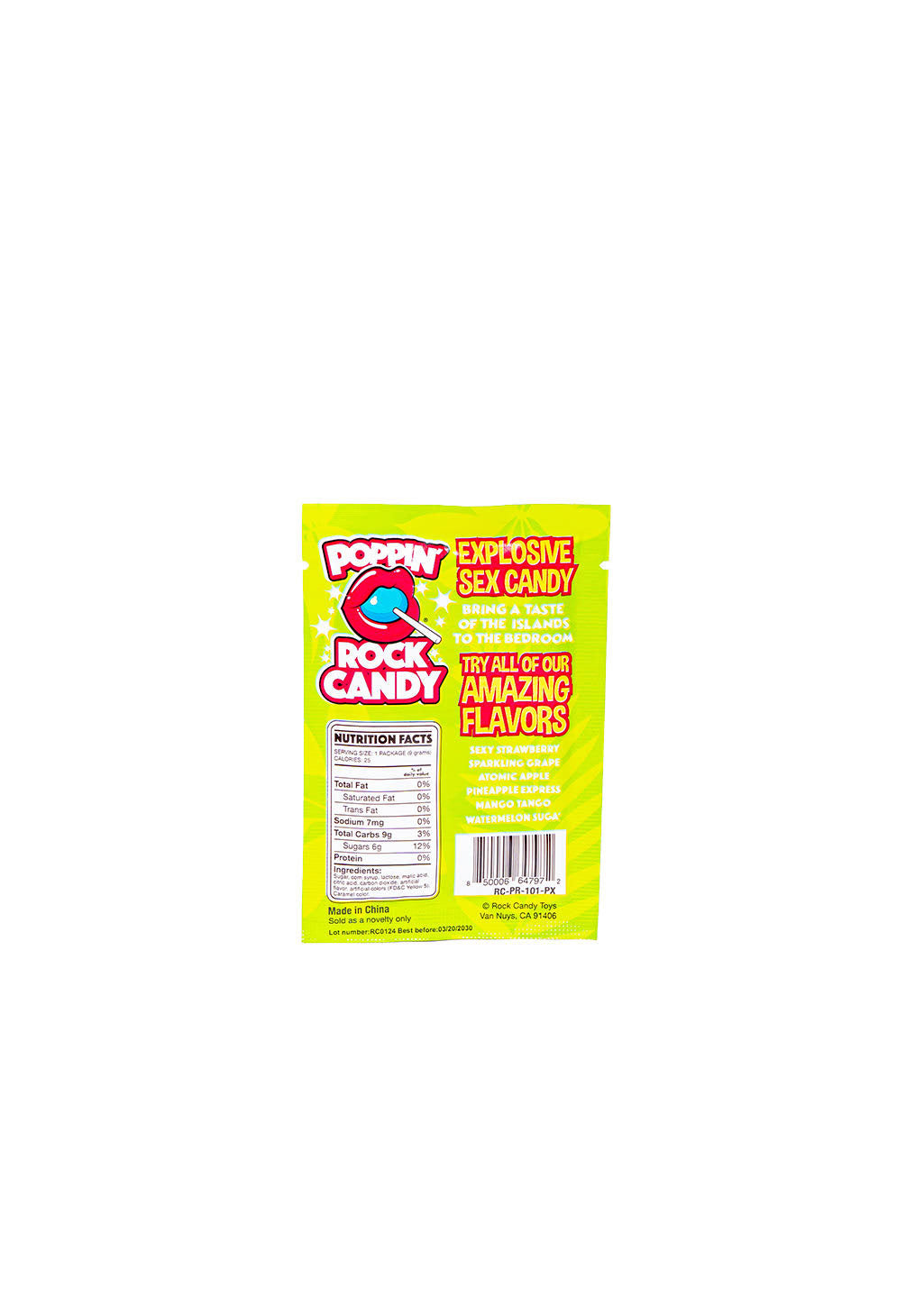 Poppin' Rock Candy - Pineapple Express Edible Candy for Couples