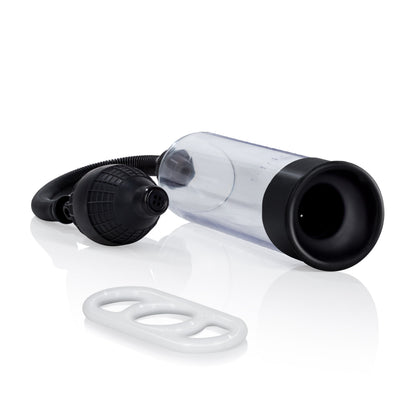 CalExotics Precision Pump Standard – Clear Vacuum Cylinder with Pressure Bulb