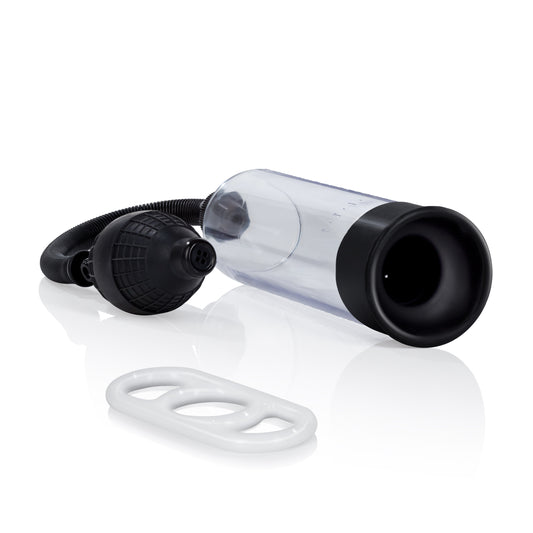 CalExotics Precision Pump Standard – Clear Vacuum Cylinder with Pressure Bulb