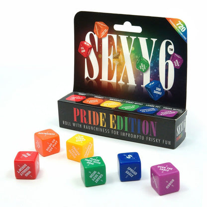Creative Conceptions Sexy 6 Dice - Pride Edition - Rainbow Color