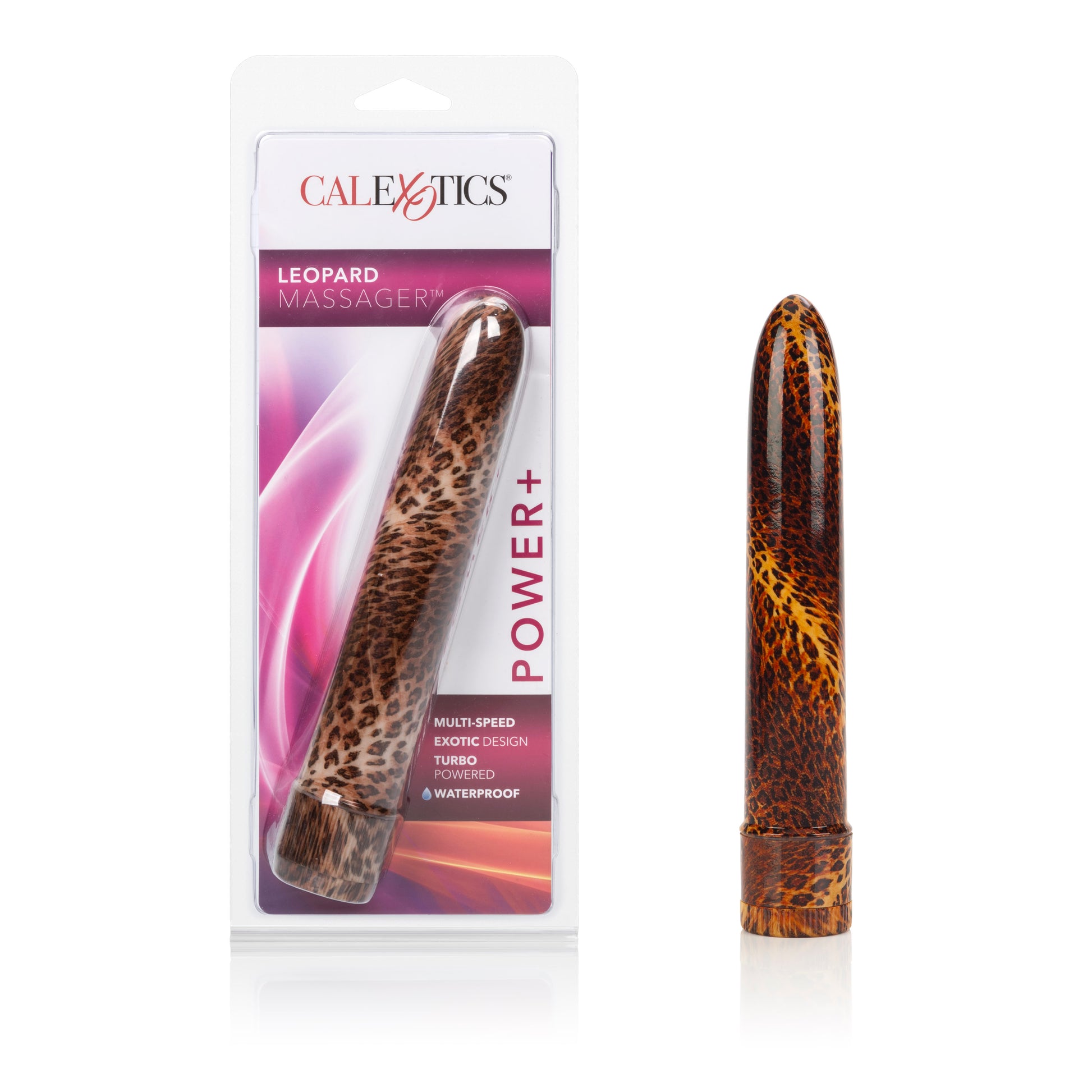 CalExotics Leopard Massager – Multi-Speed Vibrator – Animal Print