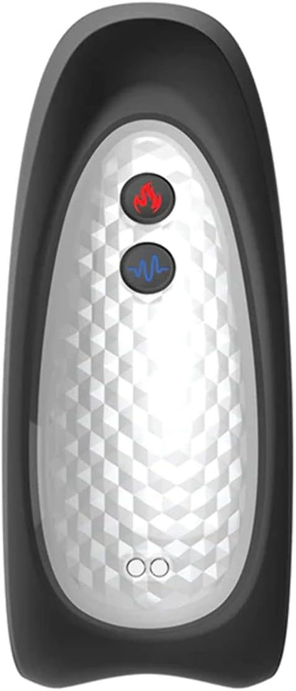 Score Grip 7 Vibrating and Warming Masturbator – Black