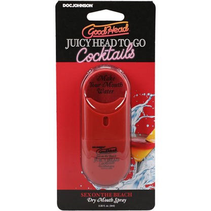 Goodhead Juicy Head Cocktails Dry Mouth Spray – Sex on the Beach Flavor – Travel Size