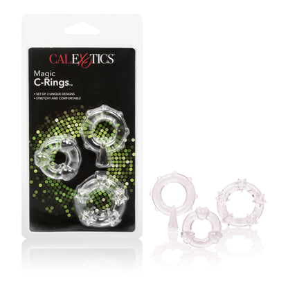 CalExotics Magic C-Rings Erection Enhancement Rings – Clear