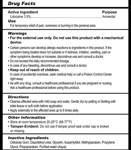 Numb Desensitizing Lubricant by XR Brands - 8 Fl. Oz. - Clear