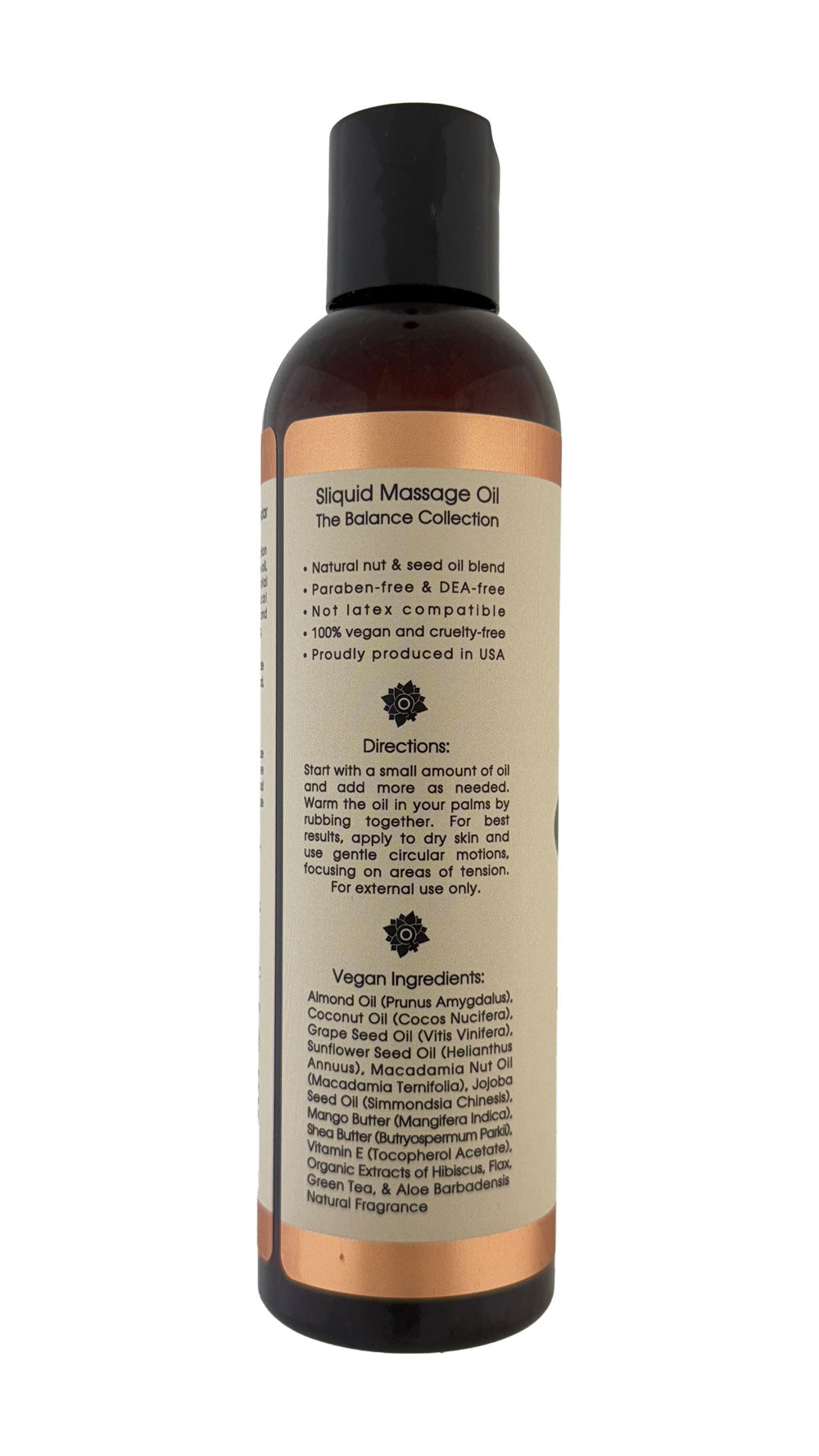 Sliquid Balance Massage Oil - Mint and Cedar - 8.5oz