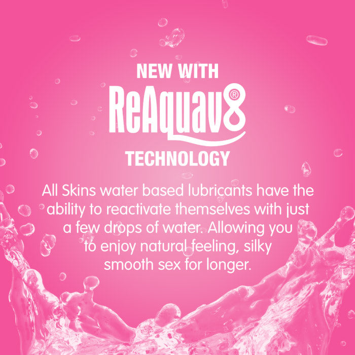 Skins Bubblegum Water Based Lubricant 4.4oz – Fruity Flavor, Latex Friendly