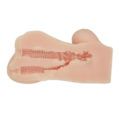 Pretty Love Hannah Realistic Vagina Masturbator - Beige, Double Entrance