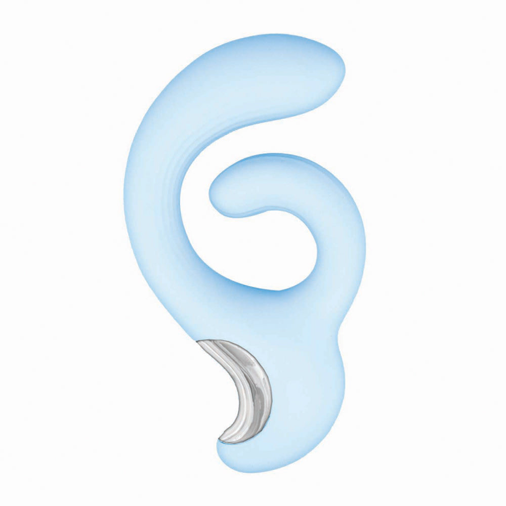 Nasstoys Sky Cumulus Swirl G Spot G-Spot Vibrator, USB-Rechargeable, Dual Motor, 10 Functions, Body-Safe Silicone, Splashproof – Blue