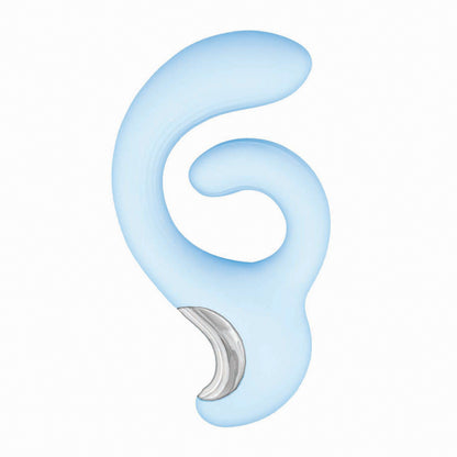 Nasstoys Sky Cumulus Swirl G Spot G-Spot Vibrator, USB-Rechargeable, Dual Motor, 10 Functions, Body-Safe Silicone, Splashproof – Blue