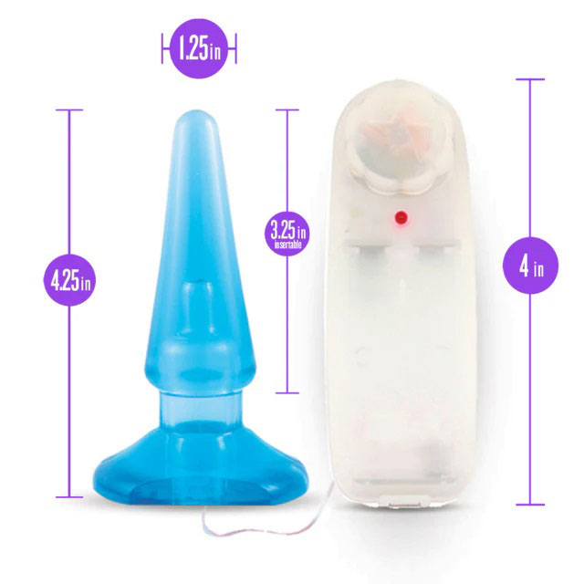 Blush Anal Pleaser Vibrator – Blue – Waterproof – Multi-Speed