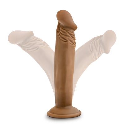 Dr. Skin Dr. Small 6 Inch Dildo with Suction Cup - Mocha