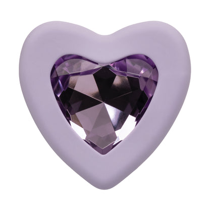 CalExotics Love Crystal Booty Duo - Purple Anal Plug Set with Graduated Sizes