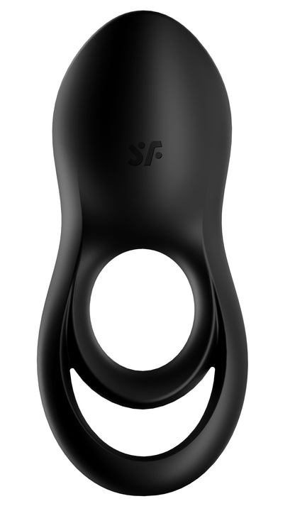 Satisfyer Legendary Duo Cock Ring with Clitoral Stimulator – Black