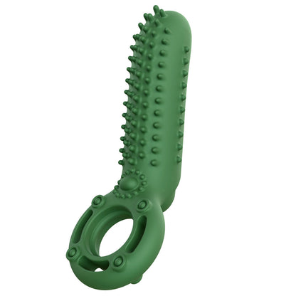 Screaming O O Yeah Silicone Rechargeable Vibrating Ring – Green