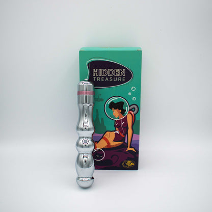 Like A Kitten Hidden Treasure Metal Vibrator – Silver – Waterproof – Multi-Function