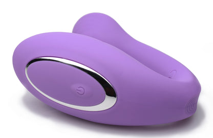 XR Brands Pulse Pro Clitoral Stimulating Vibe with Remote – Purple