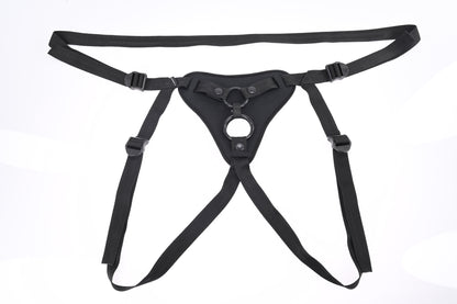 Sportsheets Dual Desires Strap On - Black - Dual Penetration Harness