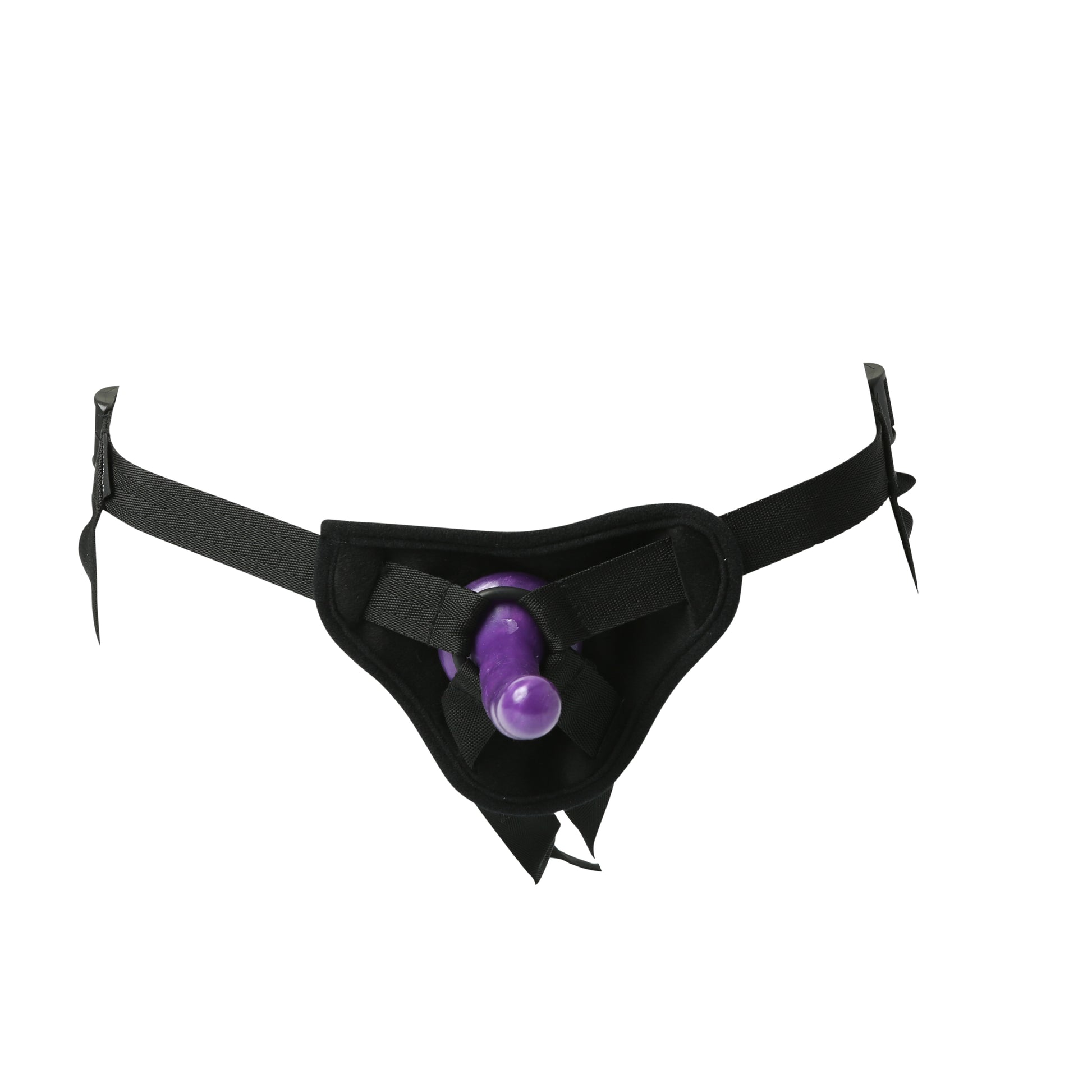 Sportsheets New Comers Strap-On and Silicone Dildo Set for Pegging – Black