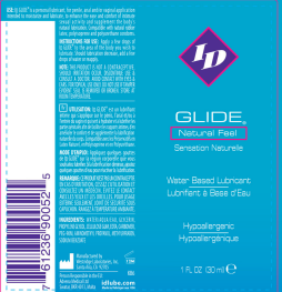 I.D. Glide Water-Based Lubricant 1 Fl Oz – Condom Compatible, Non-Staining