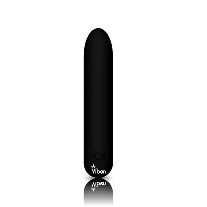 Viben Bombshell Flexible Bullet - Black - 20 Function Waterproof Vibrator