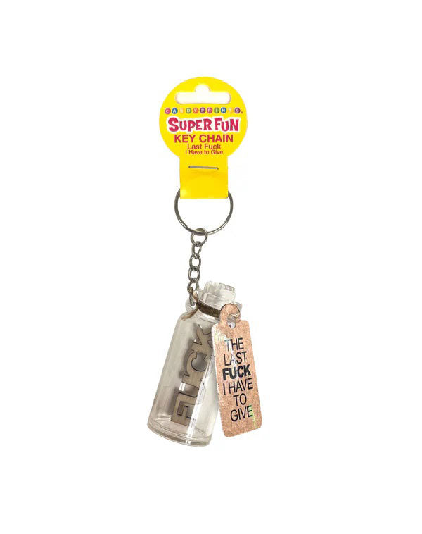 Little Genie Super Fun Last Fuck I Have to Give Key Chain – Playful Accessory