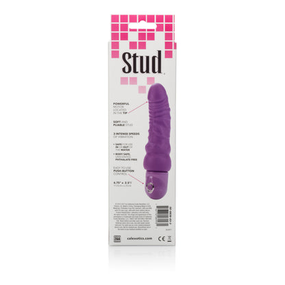 CalExotics Power Stud Curvy Dong - Multi-Speed Waterproof Vibrator - Purple