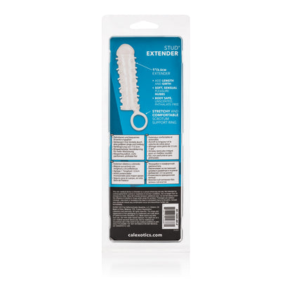 CalExotics Stud Extender Clear Penis Extender with Supporting Ring