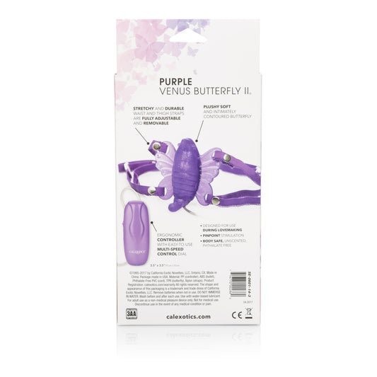 CalExotics Venus Butterfly 2 Clitoral Stimulator – Purple