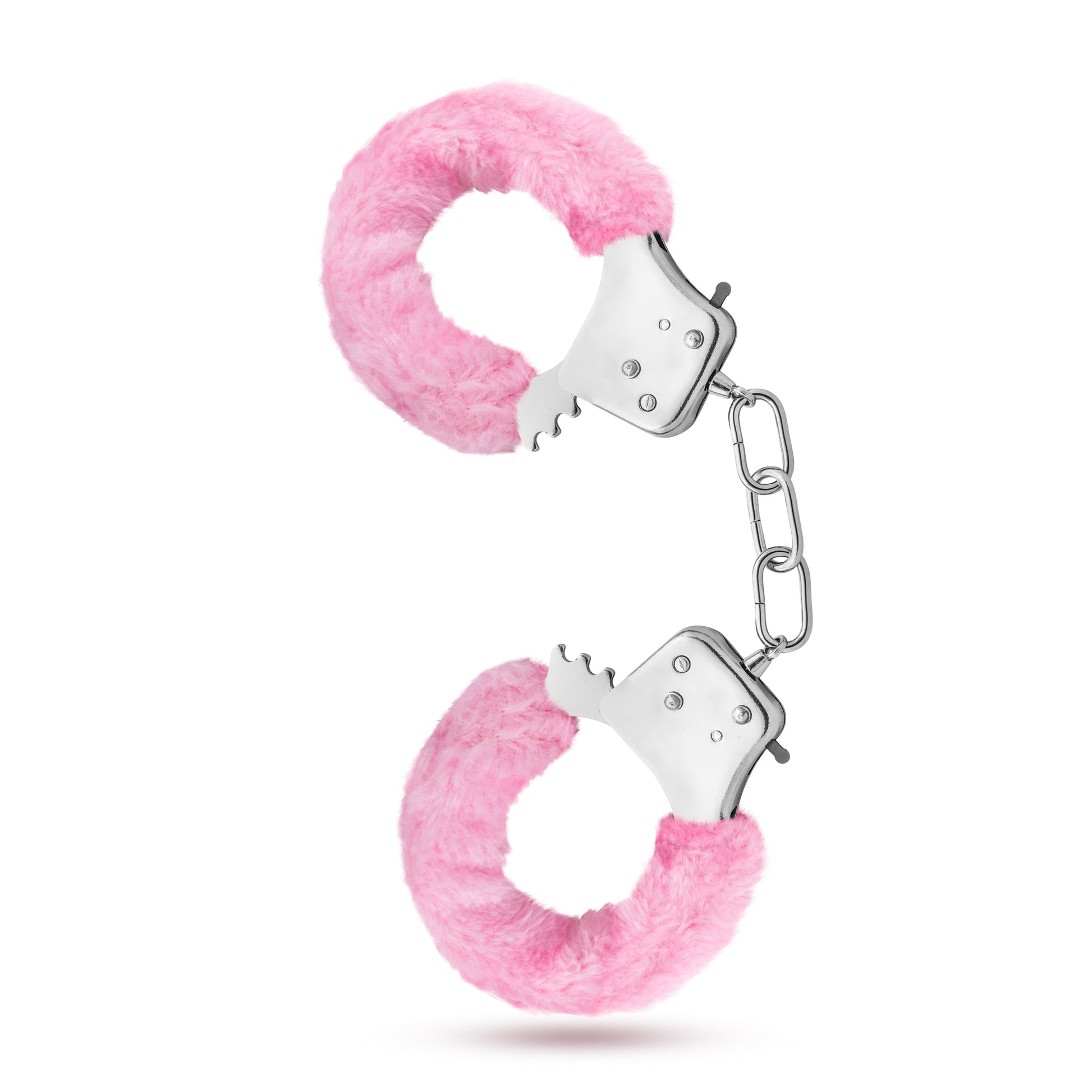 Temptasia Cuffs - Adjustable Pink Stainless Steel Cuffs with Safety Release