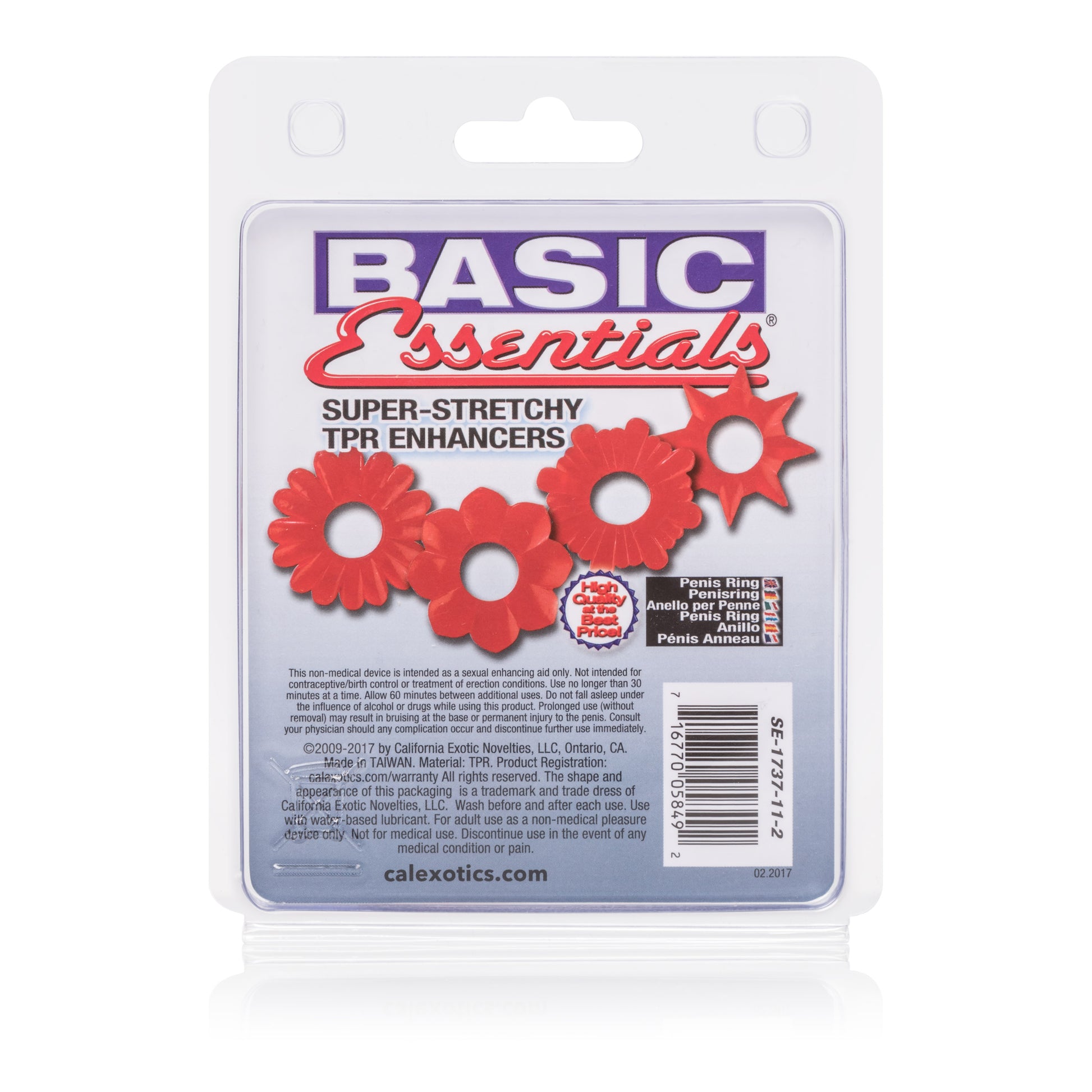 Basic Essentials 4 Pack Enhancers – Red