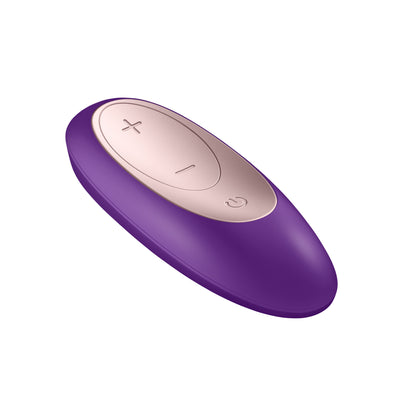 Satisfyer Double Plus Remote Vibrating Device – Purple