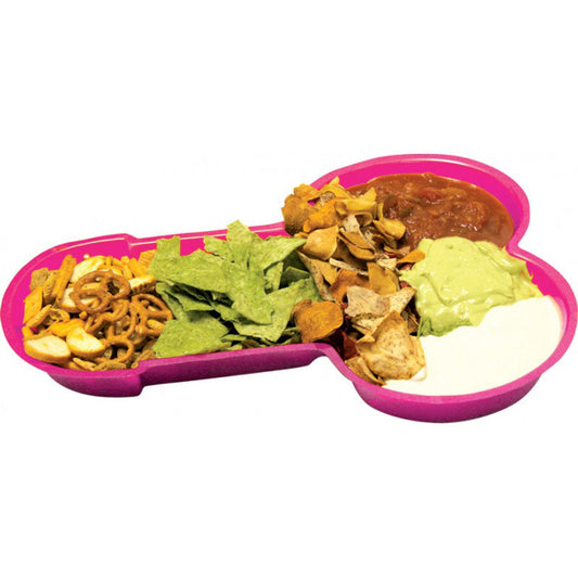 Hott Products Pecker Party Platter – Penis Shaped Platter – Red