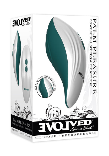 Evolved Novelties Palm Pleasure Thumping Palm Massager – Creamy Smooth