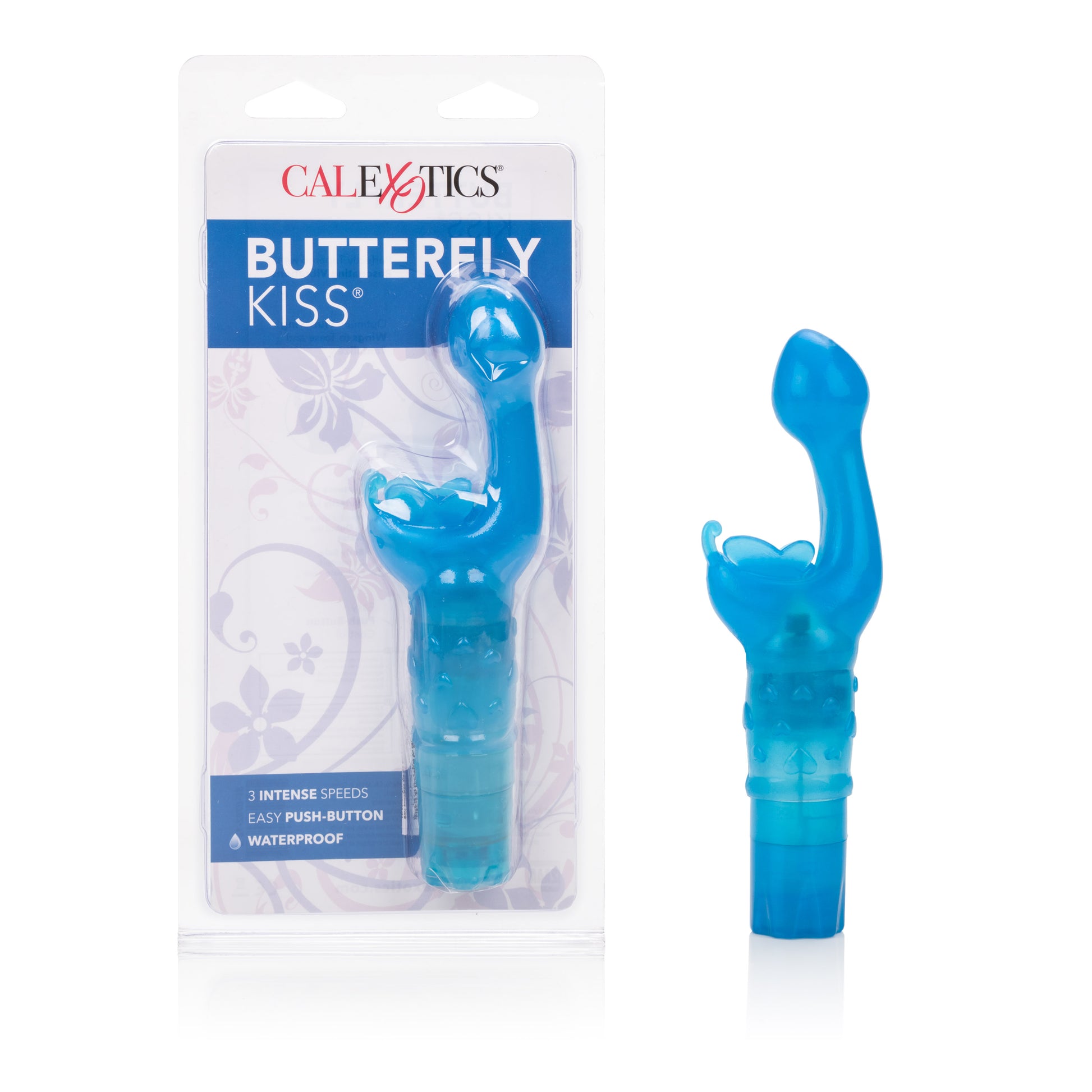 CalExotics Butterfly Kiss Vibe - Blue - Multi-Speed G-Spot Vibrator