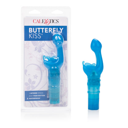CalExotics Butterfly Kiss Vibe - Blue - Multi-Speed G-Spot Vibrator