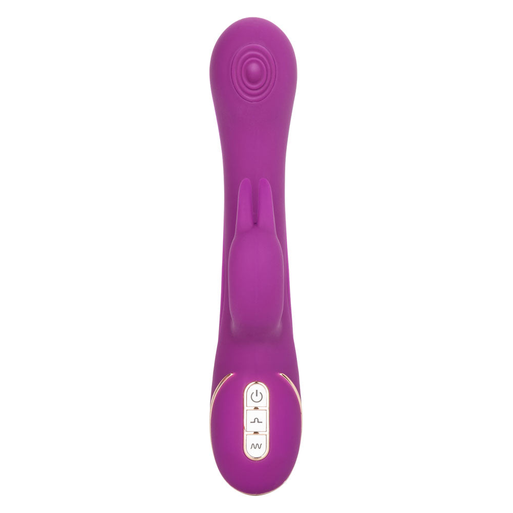 CalExotics Jack Rabbit Signature Silicone Thumping Rabbit Vibrator - Purple