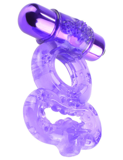 Fantasy C-Ringz Infinity Super Ring – Purple – Erection Support and Vibrations