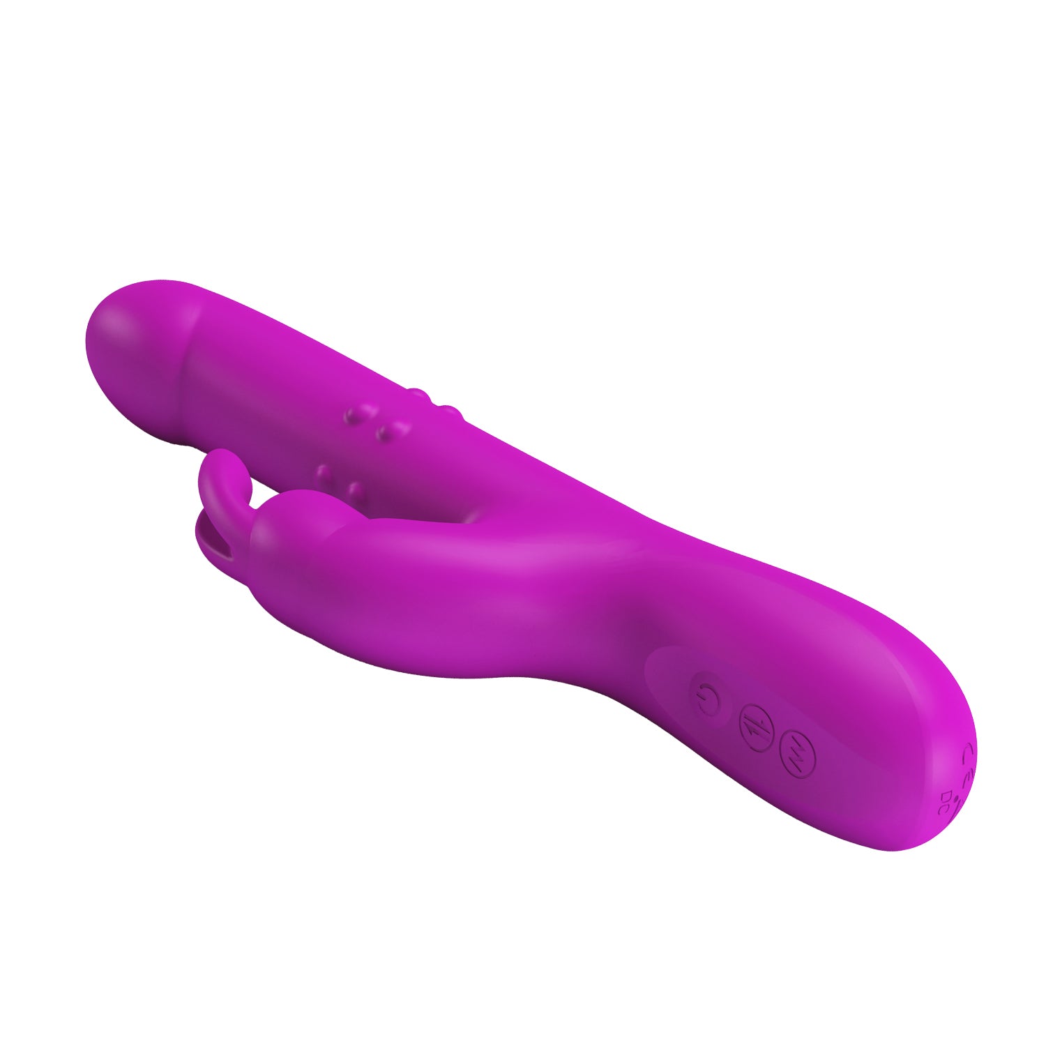 Pretty Love Reese Rabbit Vibrator with Thrusting and Rotation – Purple