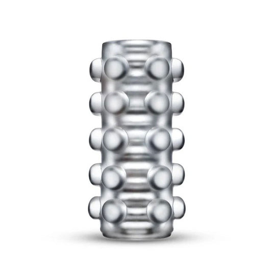 M for Men Reversible Orb - Self-Lubricating Pocket Stroker - Clear