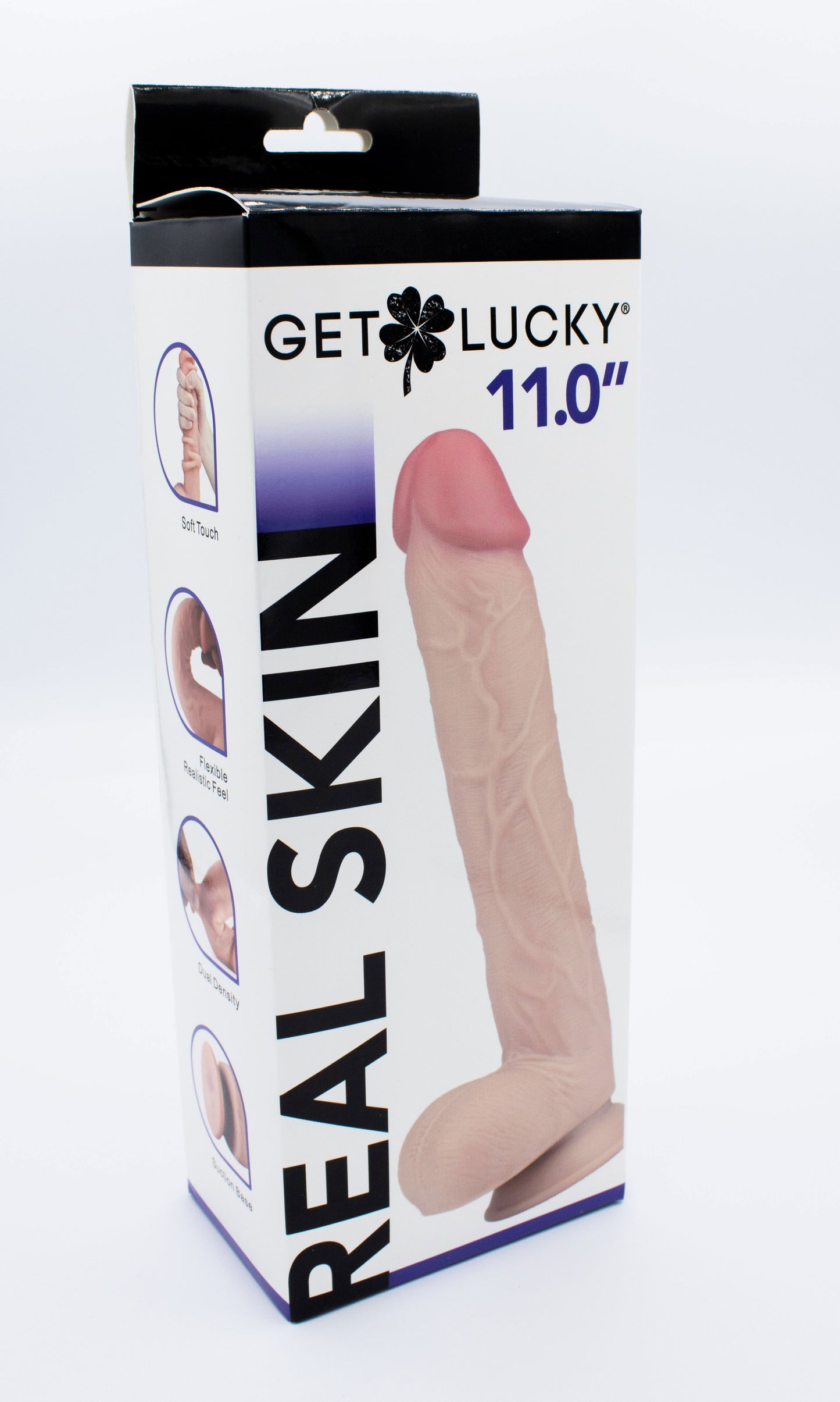 Real Skin 11 Dual Layer Dildo - Beige - Waterproof and Bendable