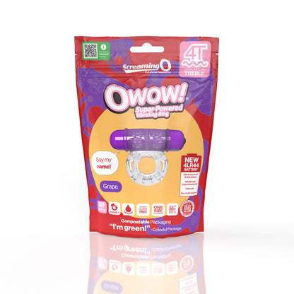 Screaming O 4T OWow Super Powered Vibrating Ring - Grape