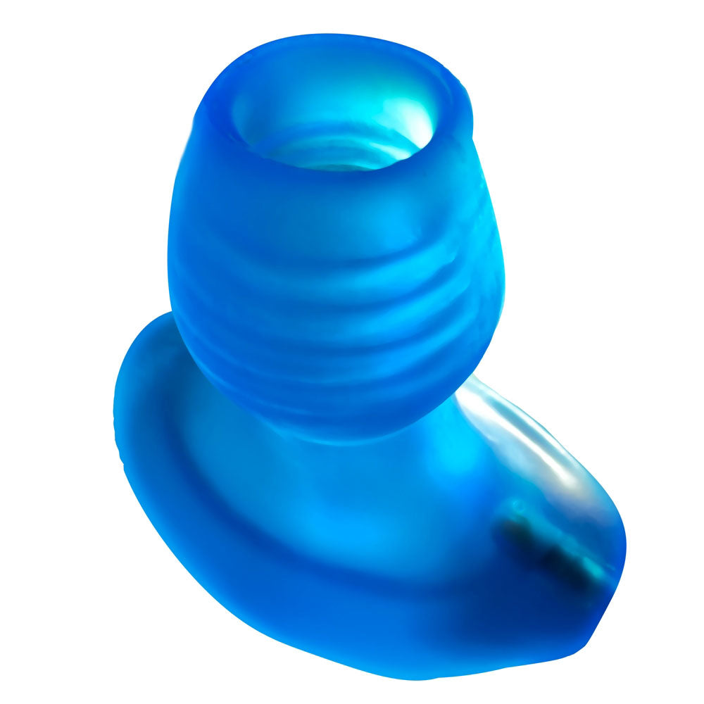 Oxballs Glow Hole 1 Butt Plug - Small - Blue Morph with LED Lighting