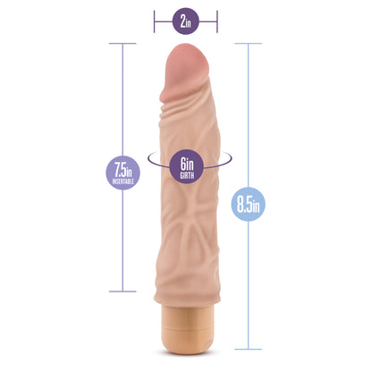 Blush Cock Vibe #10 – 8.5 Inch Realistic Vibrator – Beige
